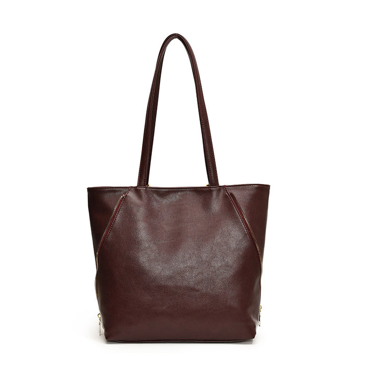 Elegante Kunstleder Einkauftasche Karnz