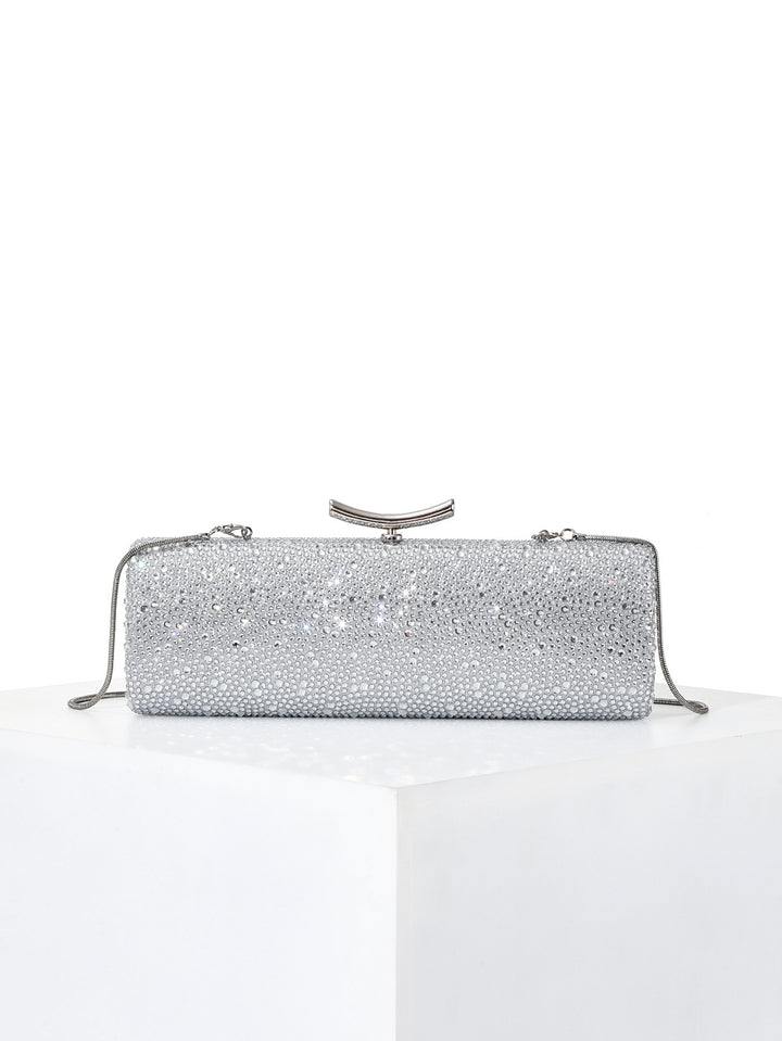 Glitzernde kristallbesetzte Abend-Clutch