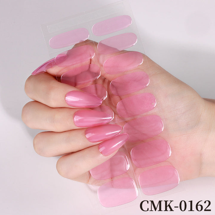 Glänzende Press-On Nail Wraps