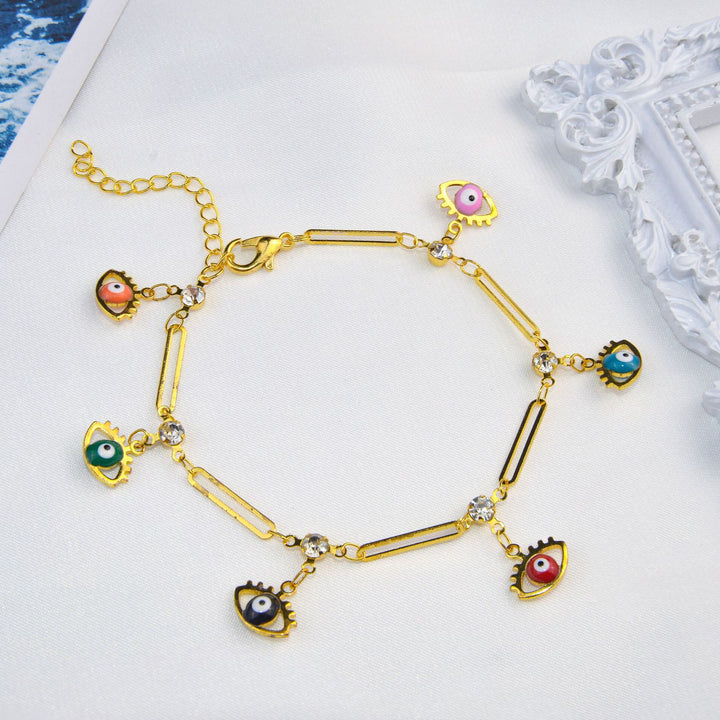 Künstlerisches Eye Charm Armband Karnz