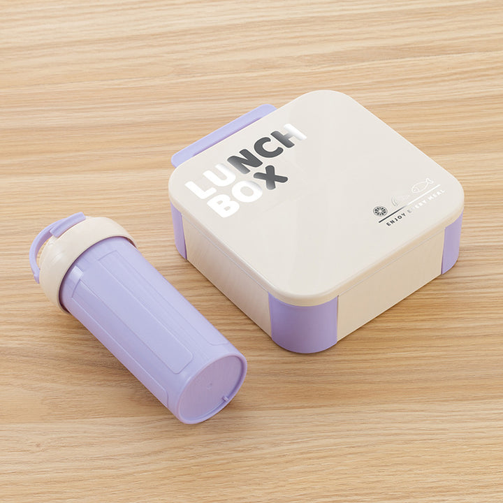 Isolierte Lunchbox-Set mit Wasserflasche