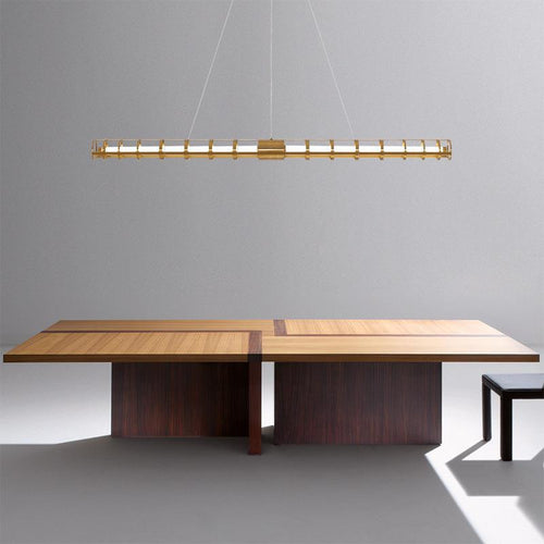 Moderne lineare Pendelleuchte