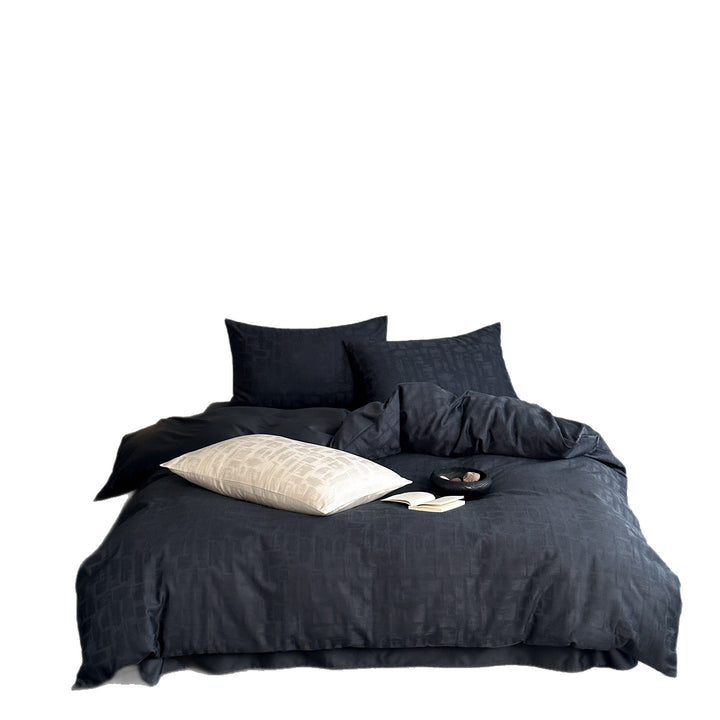 Luxury Jacquard Cotton Duvet Cover Set