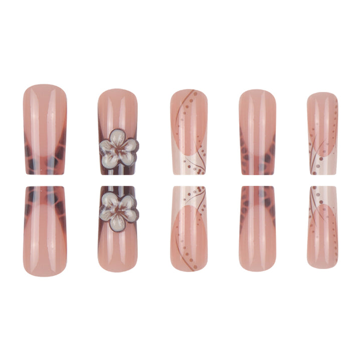 Floral Design Press-On Nails Karnz