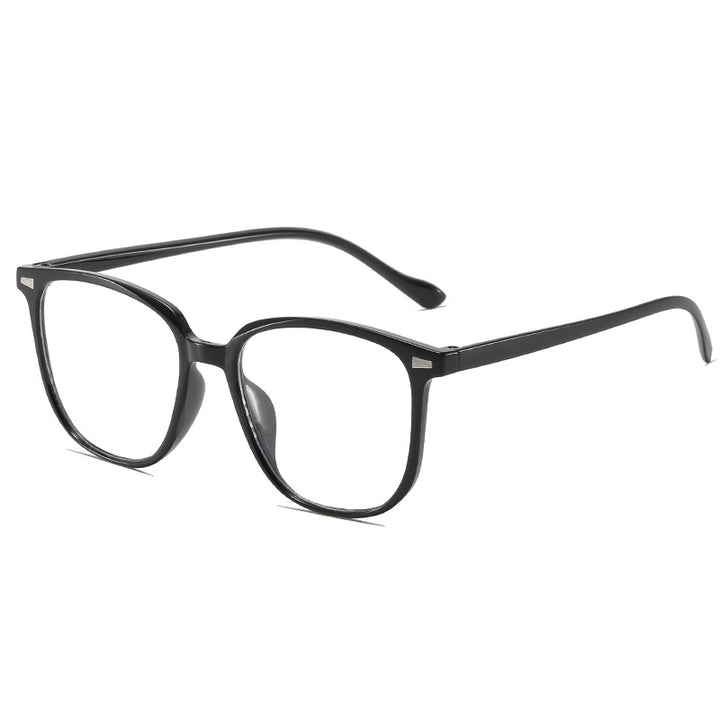 Stilvolle breite Fassung Brille Karnz