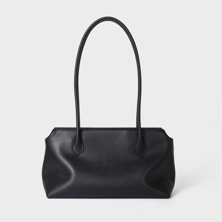Langgriff strukturierte rechteckige Schulter Tote Bag