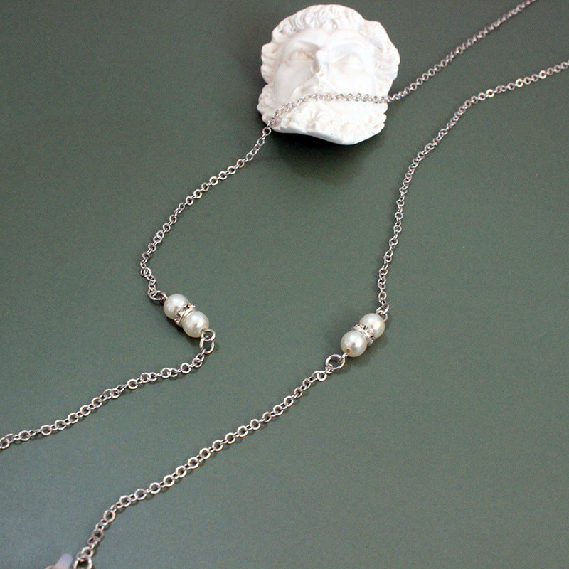 Elegante Perlenkette mit Verstellbarem Design Karnz