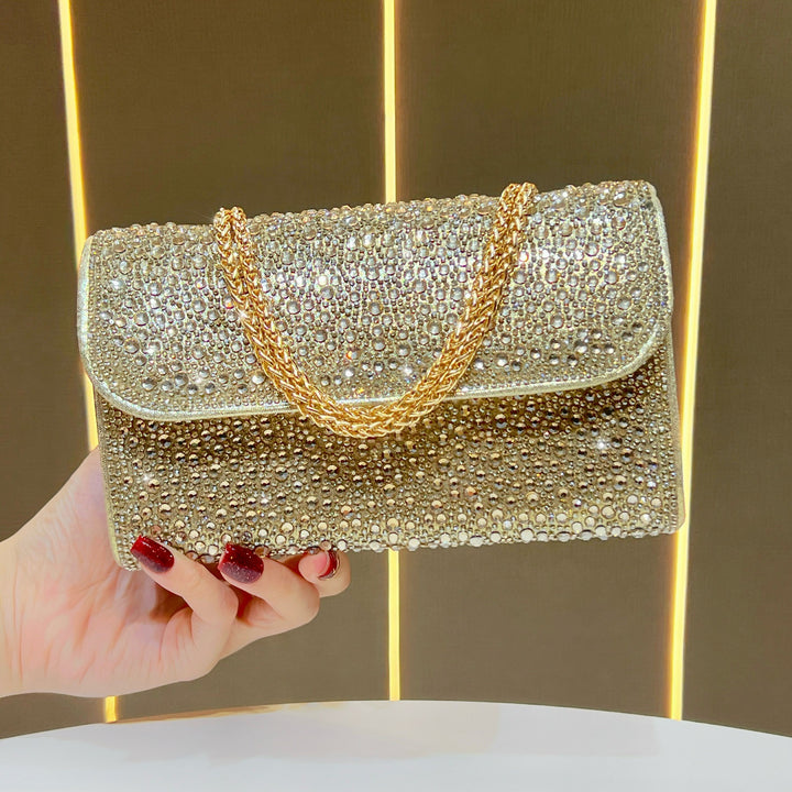 Rhinestone-besetzte Abend-Clutch