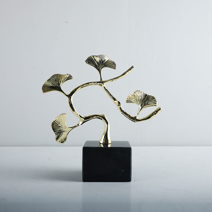 Ginkgo Blatt Dekorative Skulptur