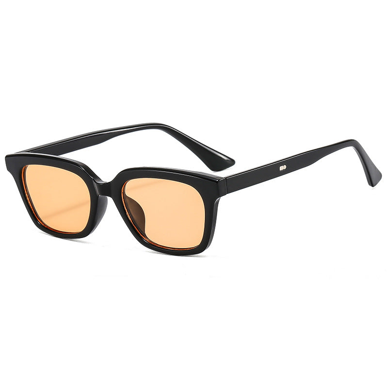Damen trendige Sonnenbrille mit breitem, eckigem Rahmen Karnz