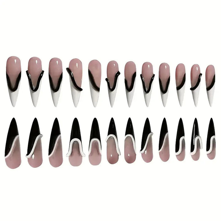 Elegante Stiletto-Nagelverstärkungen Karnz