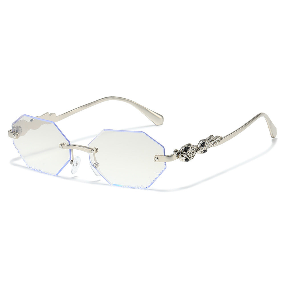 Modebewusste Statement-Hexagon-Sonnenbrille Karnz