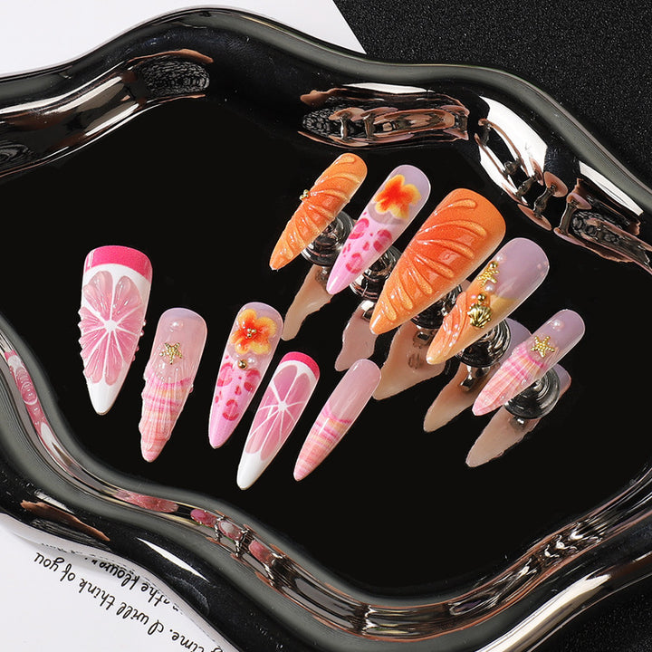 Künstlerisches dekoratives Nagelset Karnz