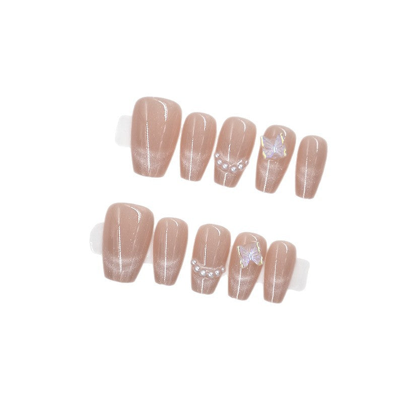 Künstlerisches Press-On Nagelkunst Set Karnz
