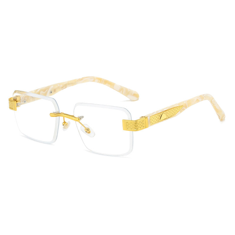 Damen elegante Sonnenbrille mit luxuriösem, glitzerndem Rahmen Karnz