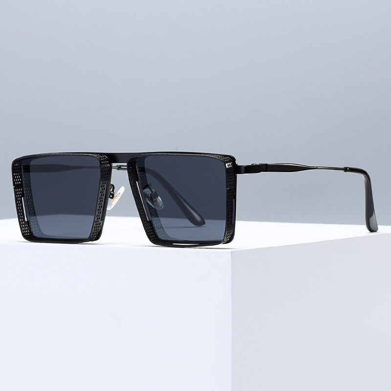 Damen Oversized Designer-Sonnenbrille mit einzigartigem Rahmendesign Karnz