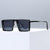 Damen Oversized Designer-Sonnenbrille mit einzigartigem Rahmendesign Karnz