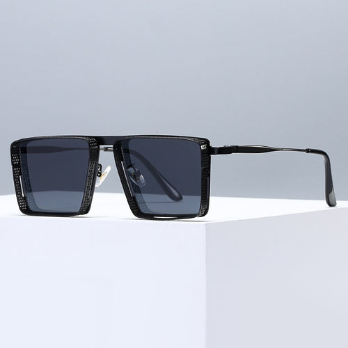 Damen Oversized Designer-Sonnenbrille mit einzigartigem Rahmendesign Karnz
