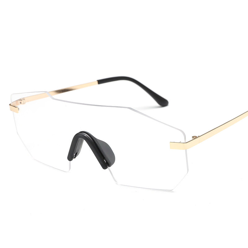 Damen Oversized-Sonnenbrille im futuristischen Design Karnz