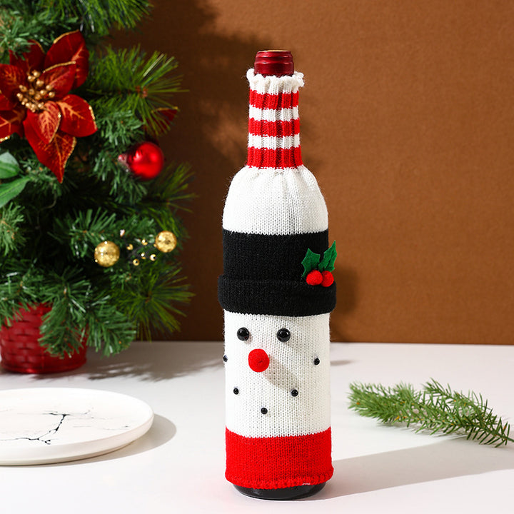 Weihnachtsgeschenk Weinflaschenhülle Karnz