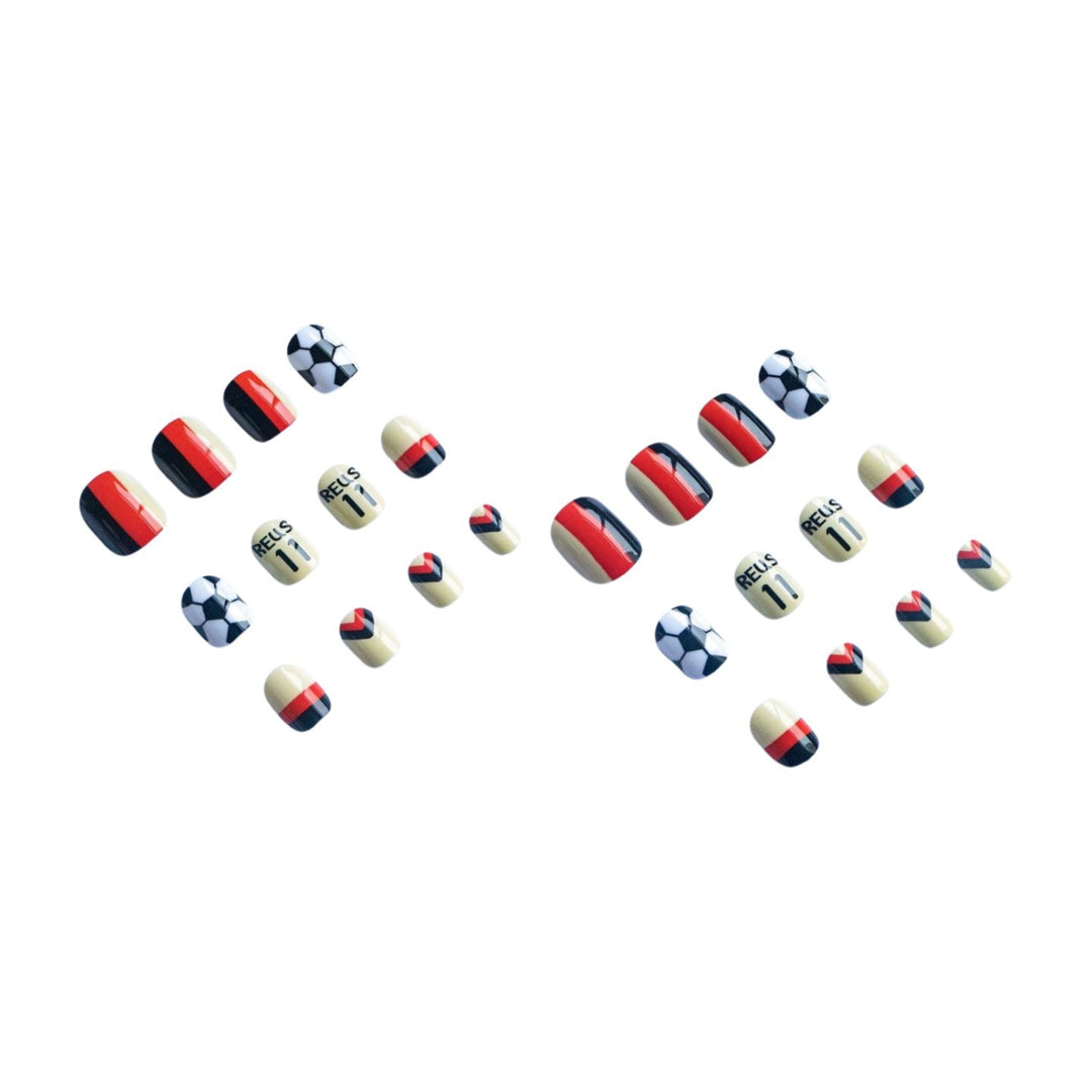 Sportliche Nagelkunst Set