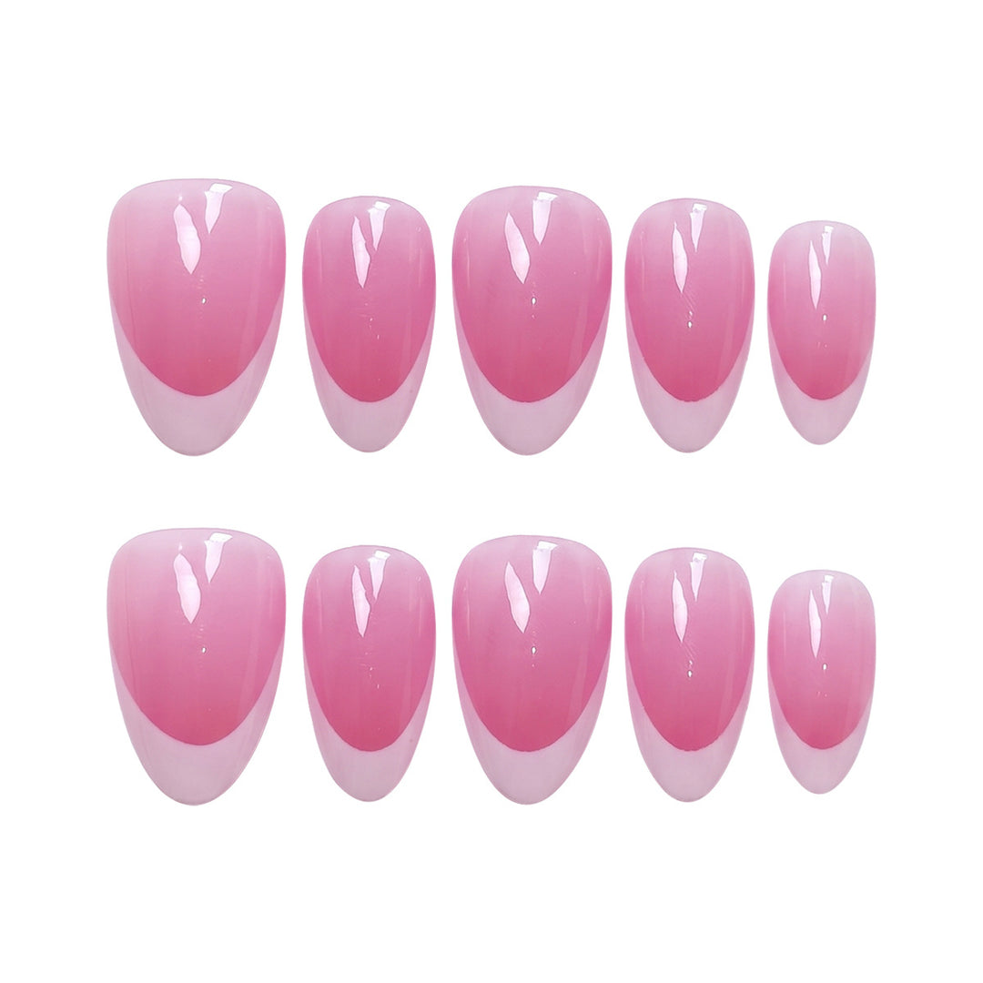 Chic mandelförmige Press-On Nagelset