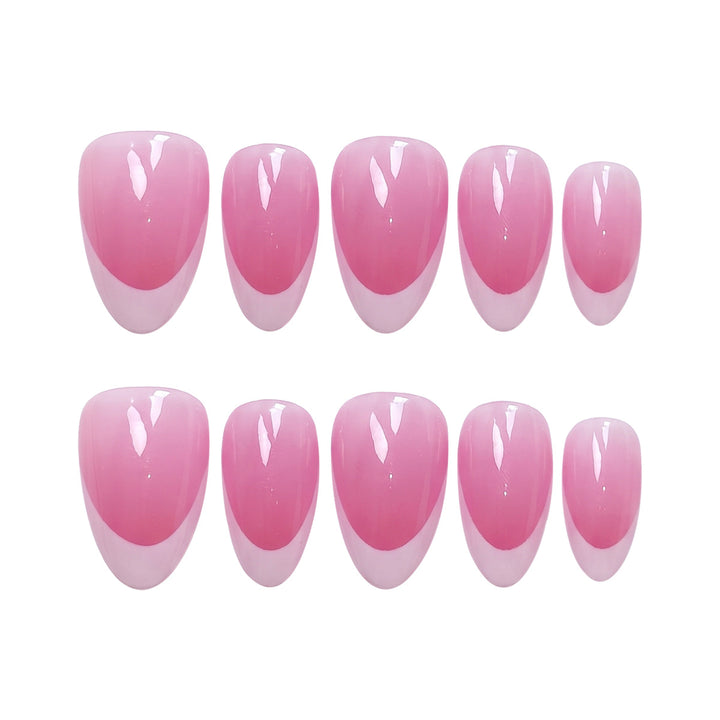 Chic mandelförmige Press-On Nagelset