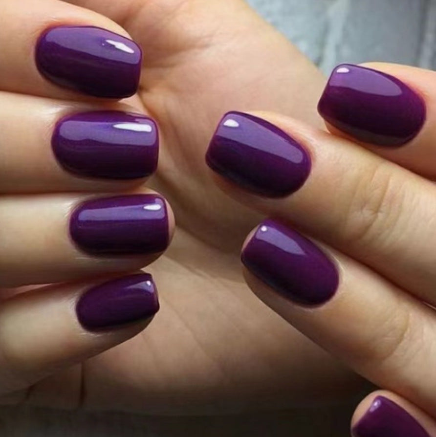 Glänzende Pediküre Nagelkunst Karnz