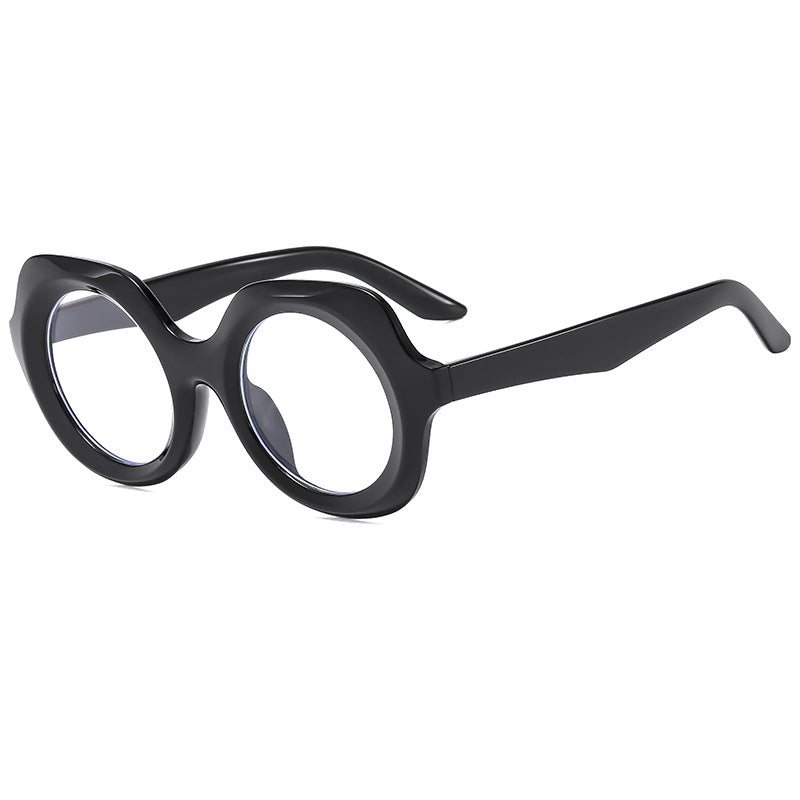 Damen oversized Sonnenbrille mit stilvollen, geschwungenen Rahmen Karnz