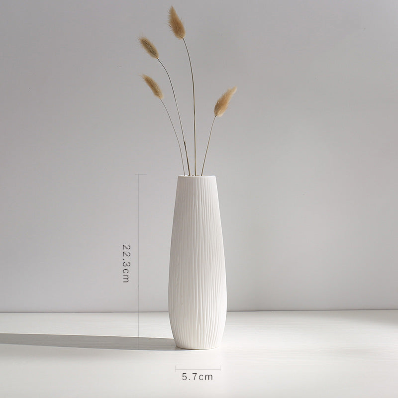 Elegante gewölbte Keramikvase