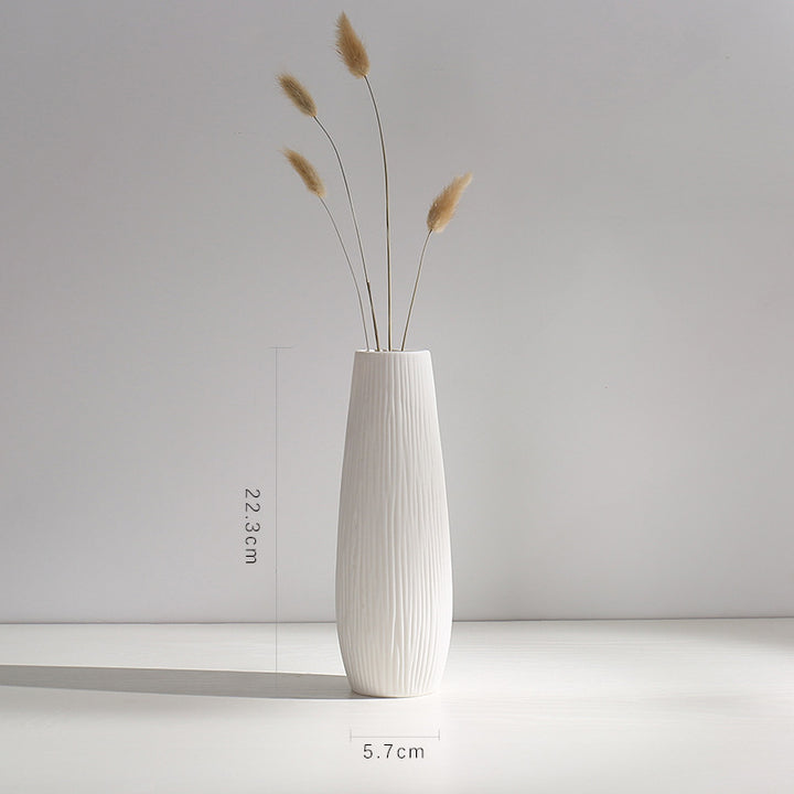 Elegante gewölbte Keramikvase