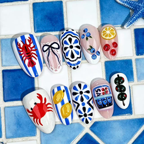 Künstlerisches Nageldesign-Kit 1790745449