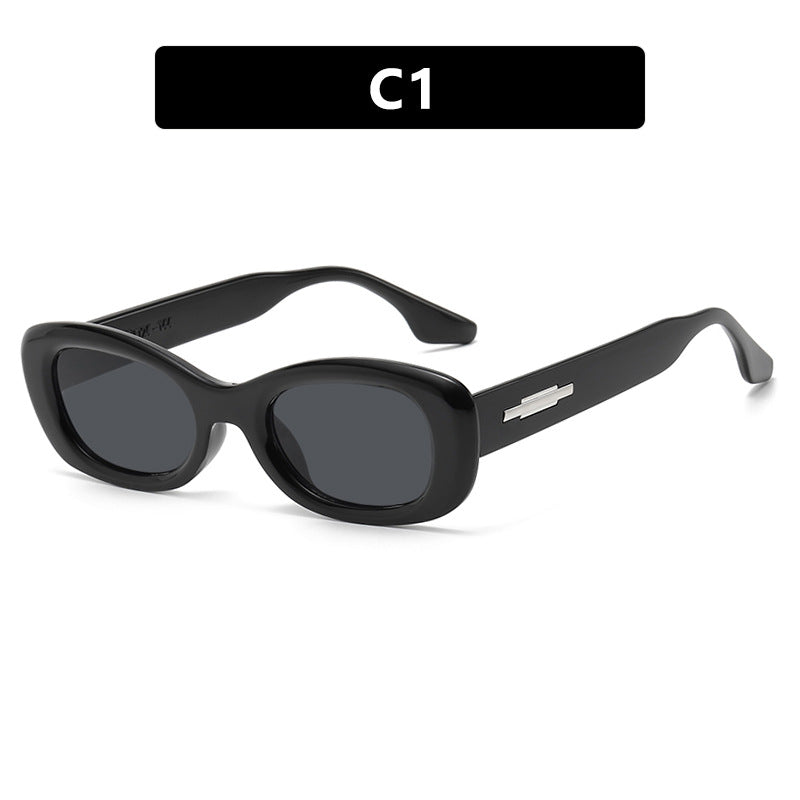 Damen modische Sonnenbrille im angesagten Retro-Stil mit UV-Schutz Karnz
