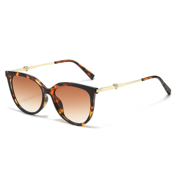 Stylische Übergroße Schmetterlingssonnenbrille Karnz