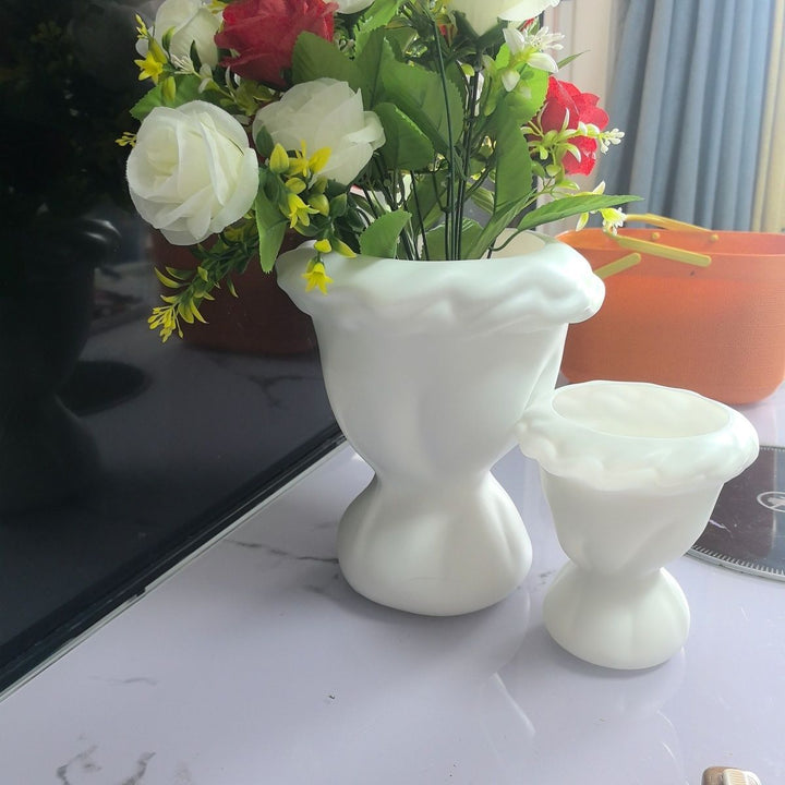 Elegant Moderner dekorativer Blumentopf Karnz