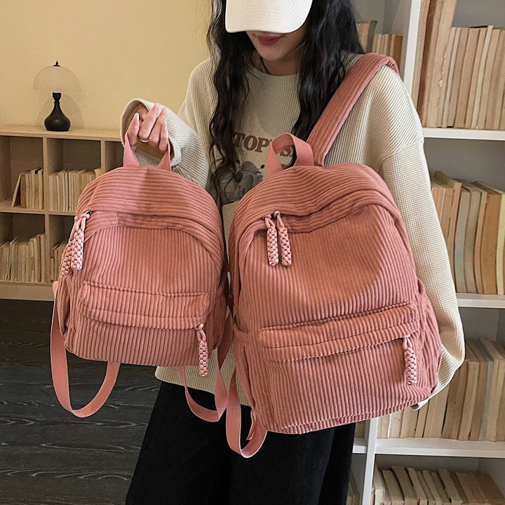 Corduroy Multifunktions-Rucksack Karnz