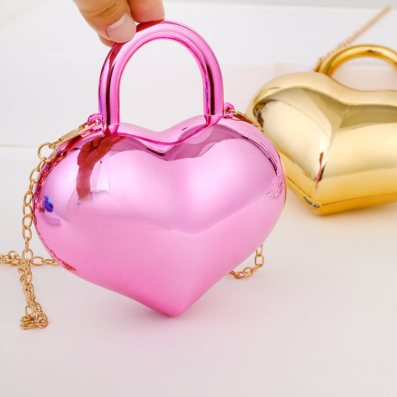 Damen Herzförmige Handtasche Karnz