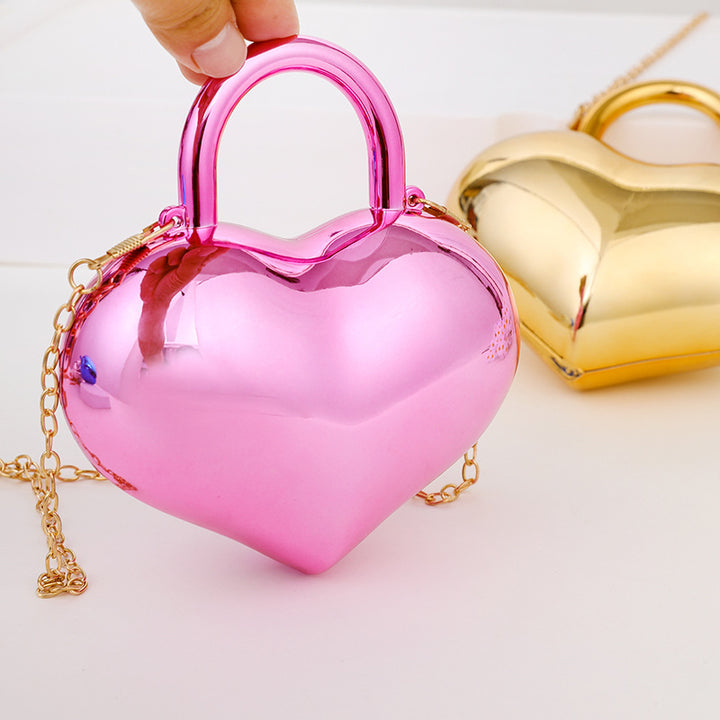 Damen Herzförmige Handtasche Karnz