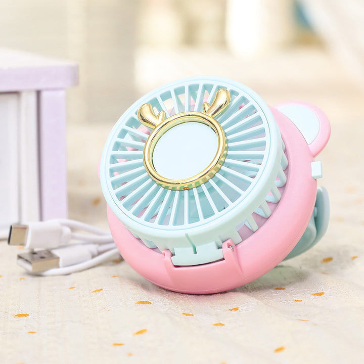 Unisex Tragbarer Handventilator mit kreativem Tierdesign Karnz