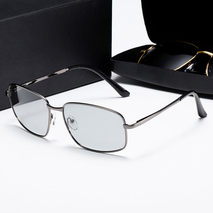 Damen elegante Sonnenbrille mit modernem Metallrahmen Karnz