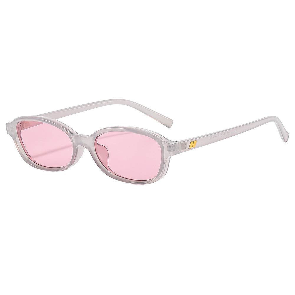 Damen modische Sonnenbrille im stilvollen Ovaldesign mit UV-Schutz Karnz