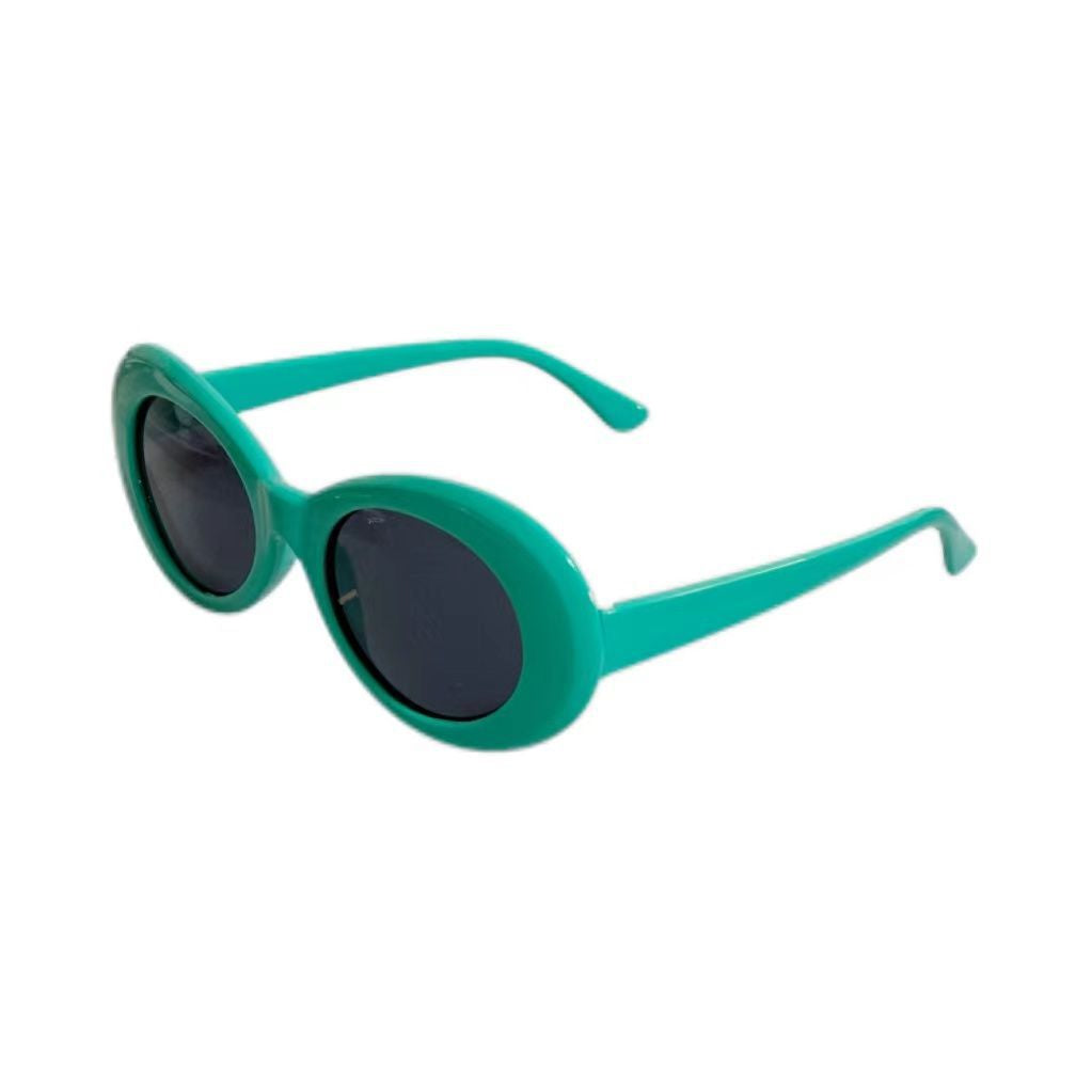 Damen Stilvolle Sonnenbrille mit ovalem Rahmen Karnz