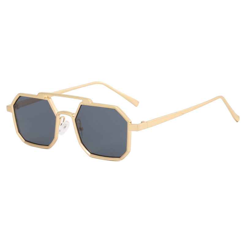 Damen stilvolle Sonnenbrille im eleganten Achtkant-Design Karnz
