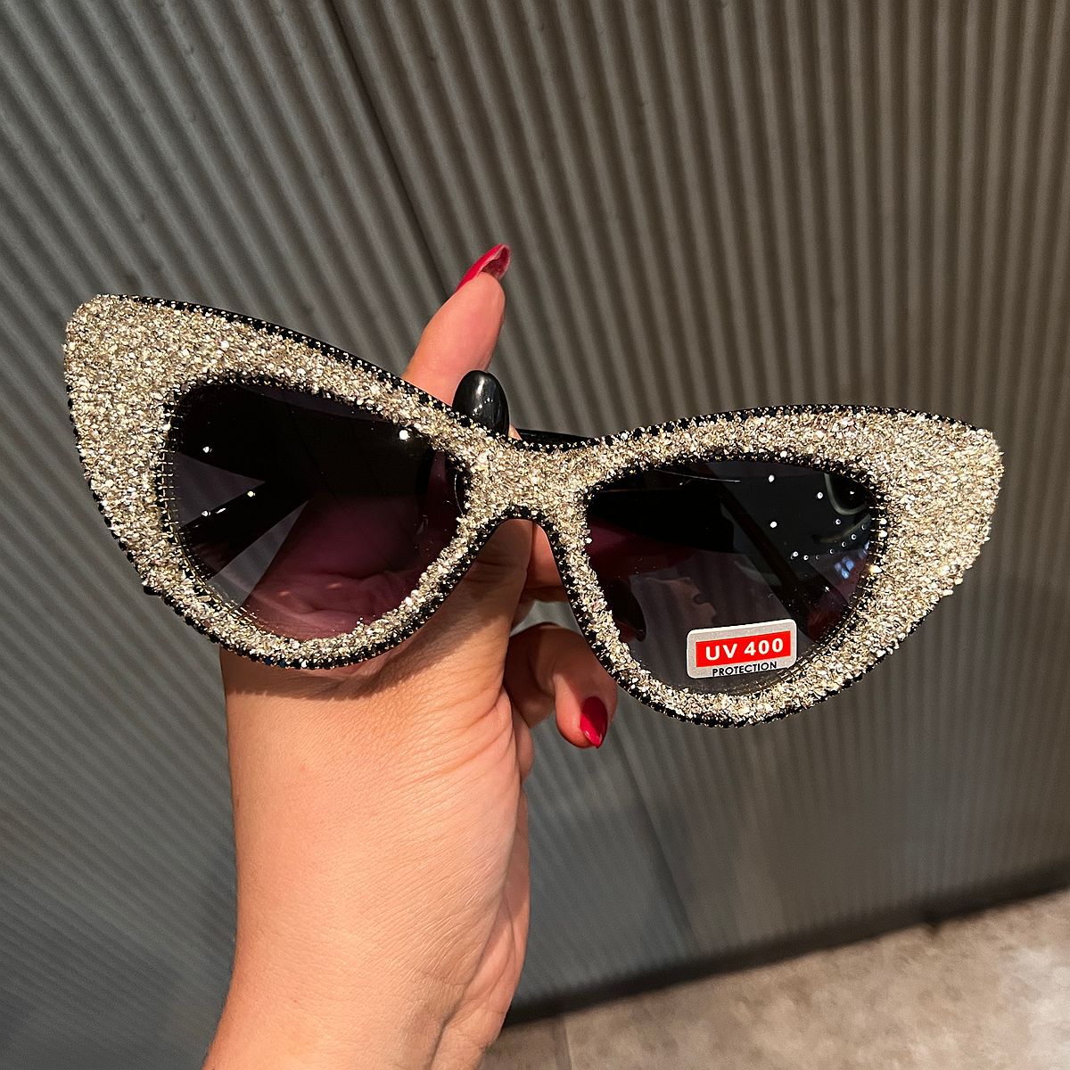 Damen Glamouröse Sonnenbrille Karnz