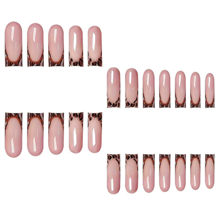 Trendy French Tip Press-On Nail Set Karnz
