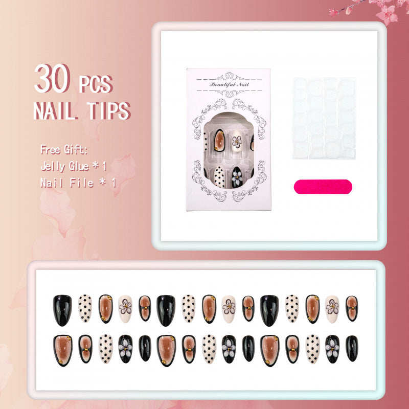 Glamouröse Künstlerische Press-On Nagelset