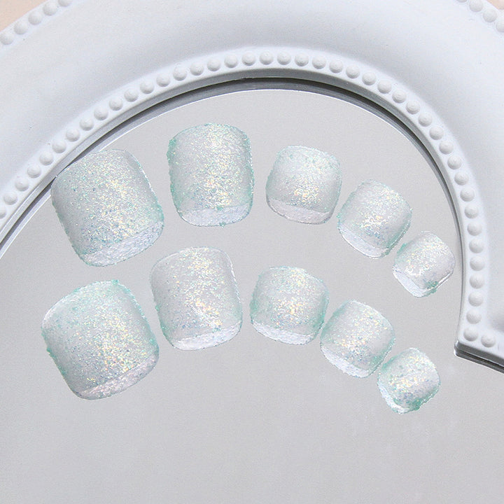 Glitzerndes Pediküre-Set Karnz