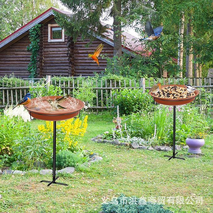 Dekorativer Outdoor-Vogelbadständer Karnz