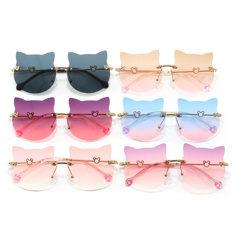 Damen geometrische Sonnenbrille mit luxuriösem Metallrahmen Karnz