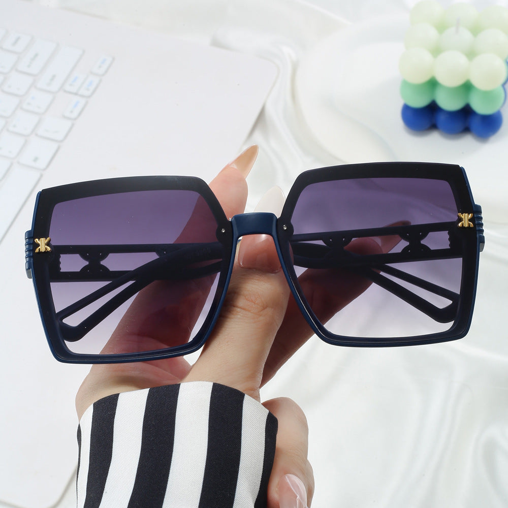 Damen stylische oversized Sonnenbrille Karnz